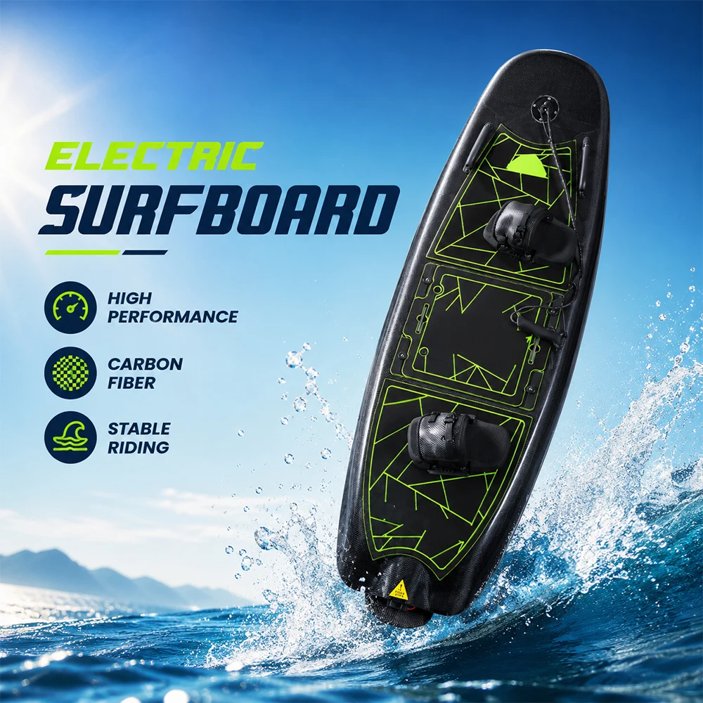 Luxury Electric Surfboard Lightweight Jet Surf Board Powerful Thrust Stable Control for Water Sports Adventure view 2