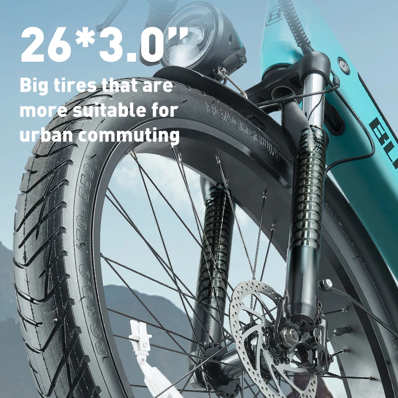 #￥forEU Ship BURCHDA AZ26 1000W ElectricBike 45KM/HHigh-SpeedFat Tire Ebike 26InchMountain CityCommuter 48V 20Ah Lithium Battery
