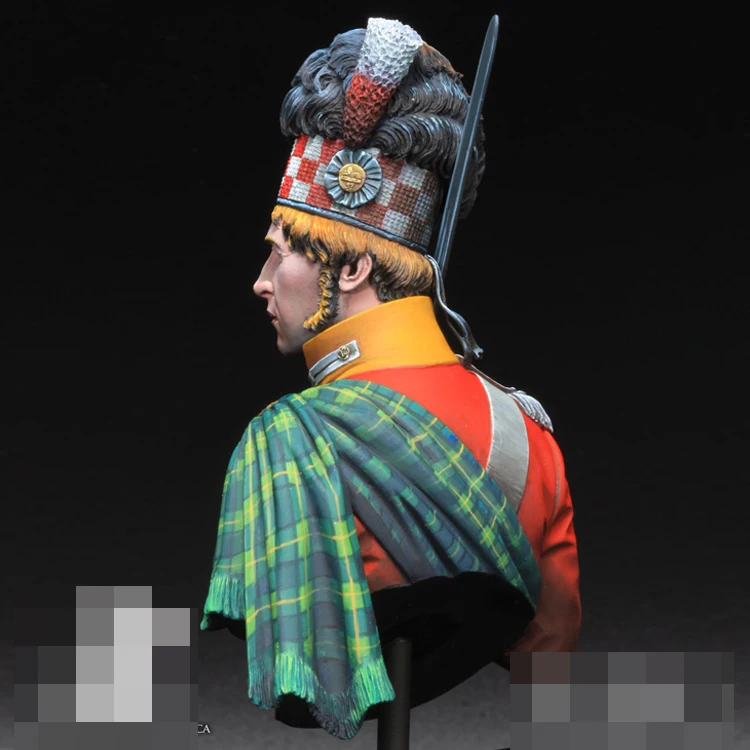 فوج GK لنموذج تمثال القدم ، طقم غير مصبوغ وغير مُجمع ، GK Gordon Highlanders ، ، ، من الفوج الثالث