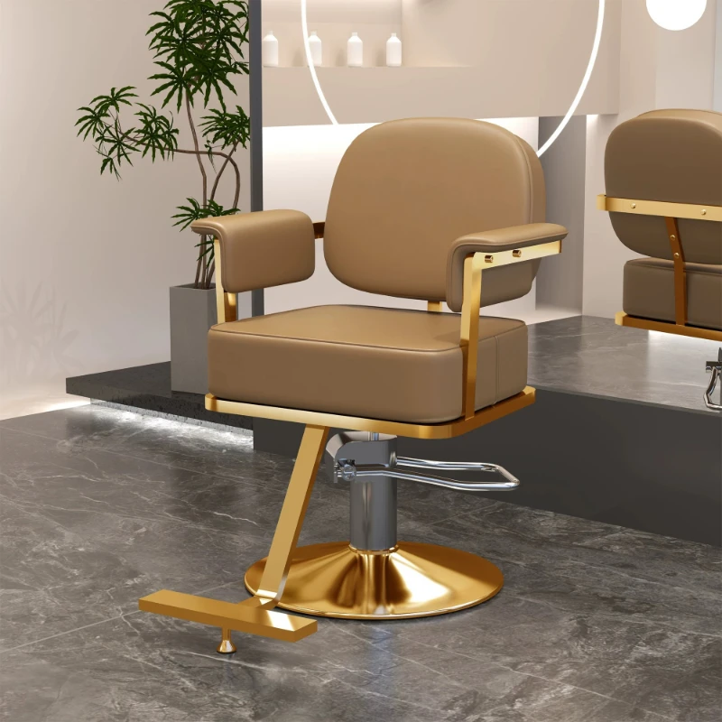 Cosmetic Reclining Barber Chair Professional Equipment Tattoo Barber Chair Manicure Styling Cadeira Giratoria Salon Furniture