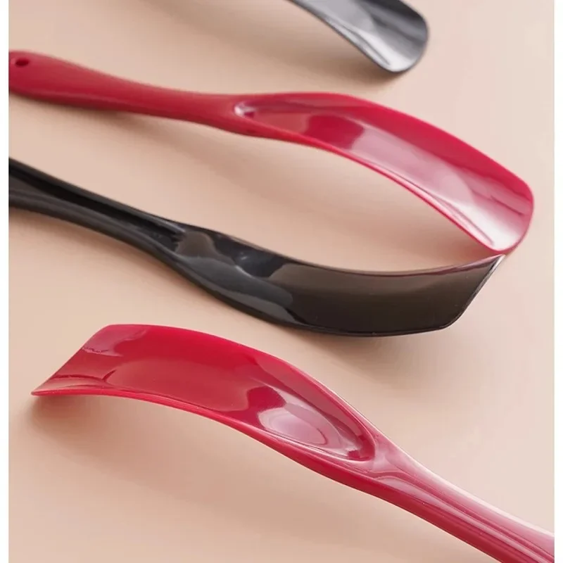 Portable Plastic Shoe Horn Helper for Men Women Elderly Travel Easy Wear Shoes