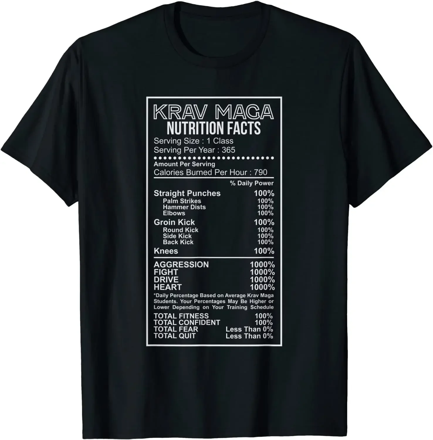 Krav Maga Self Defense Martial Arts Nutrition T-Shirt 100% Cotton O-Neck Summer Short Sleeve Casual Mens T-shirt Size S-3XL