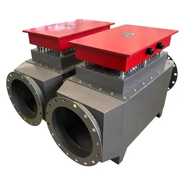 Calentador de conducto de aire instantáneo de fábrica para la industria Calentador de ventilador eléctrico de 380 V 200 KW hecho a medida para circulación de aves de corral