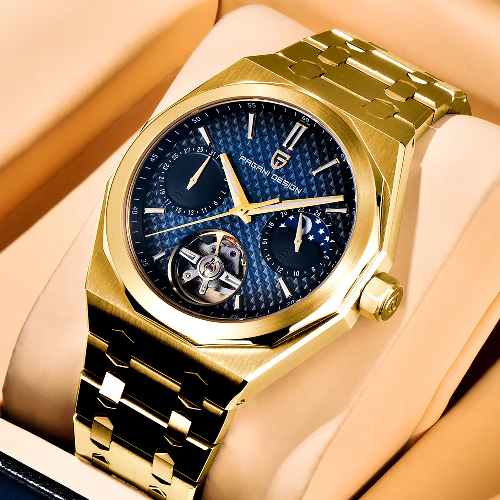 2026 New PAGANI DESIGN Top Luxury Mechanical Watch Men Stainless Steel Waterproof Sapphire Crystal Automatic Watch For Men Gift