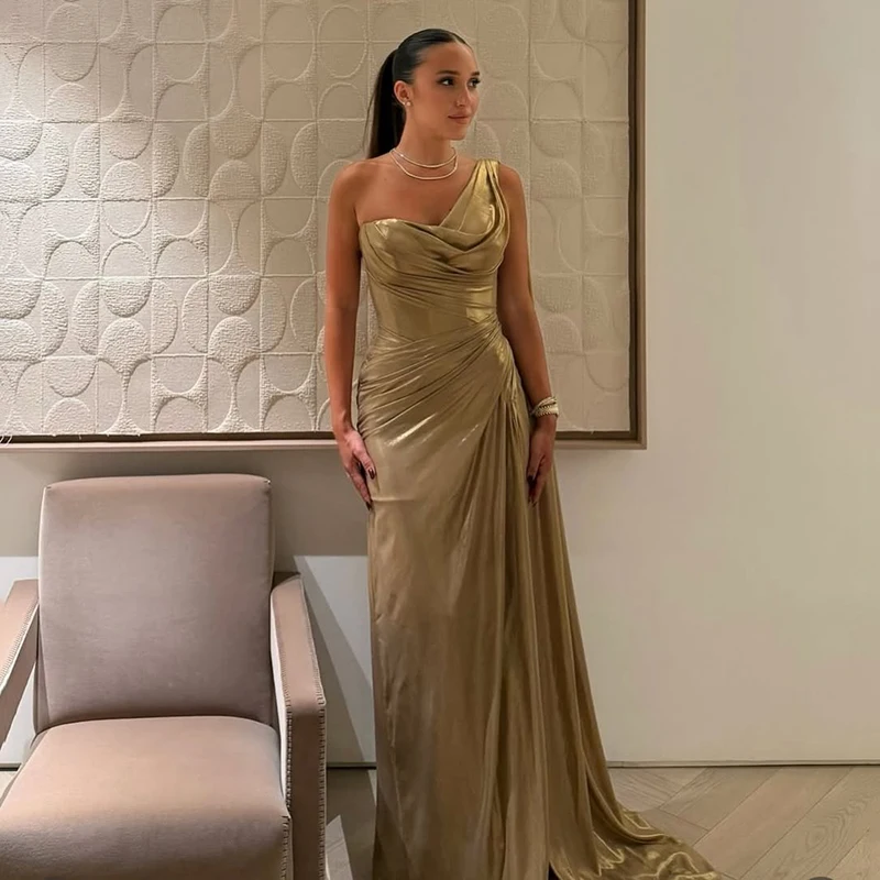 

Eightree Women Mermaid Evening Dresses One Shoulder Sweetheart Prom Dresses Saudi Arabia Formal Occasion Prom Gowns Customize