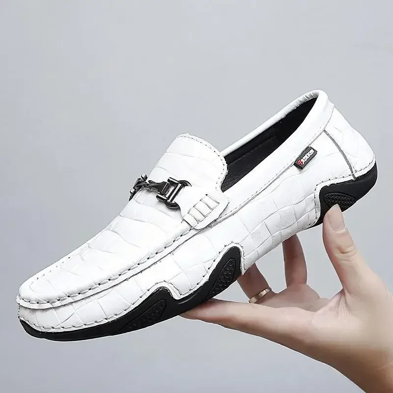 

Loafers Leather Business Formal Casual Leather Shoes Men's Dad Moccasins Luxury