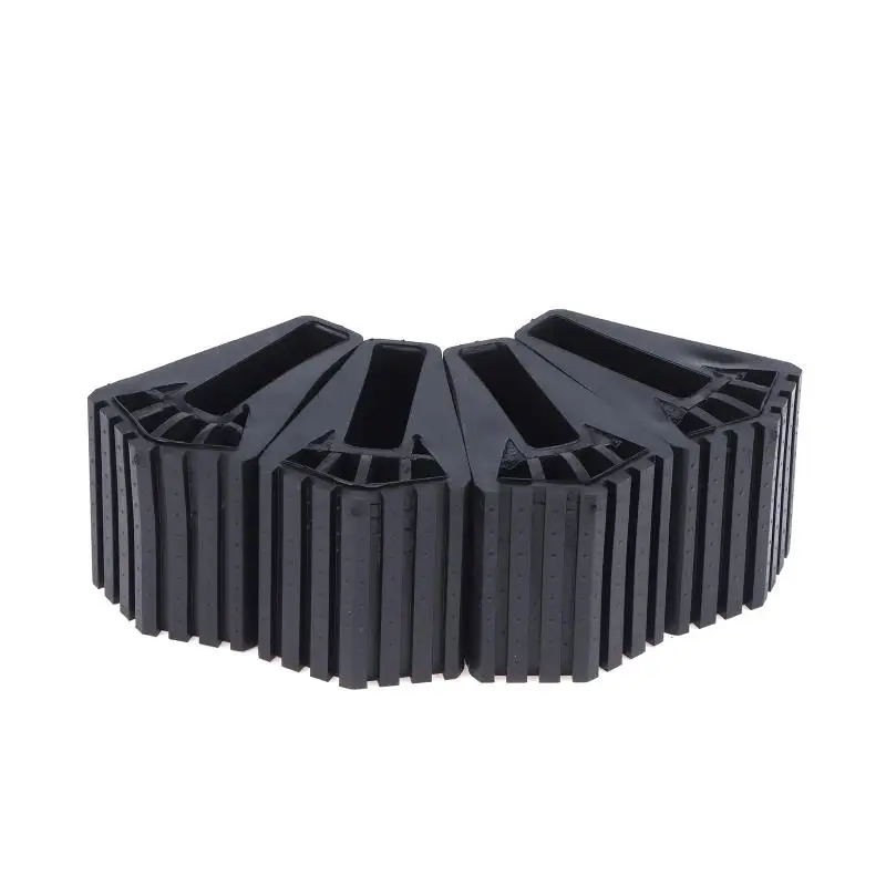 

4/8PCS Ladder Non Slip Feet Attic Ladder Leg Protector Trapezoid Pads Furniture Foot Rubber Pads For Accessories Replacement Kit