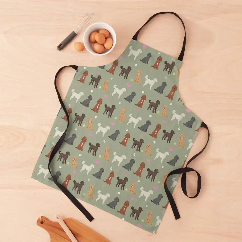 

The Labradoodle Apron Kids Home Cleaning Kitchen Apras For Women Apron