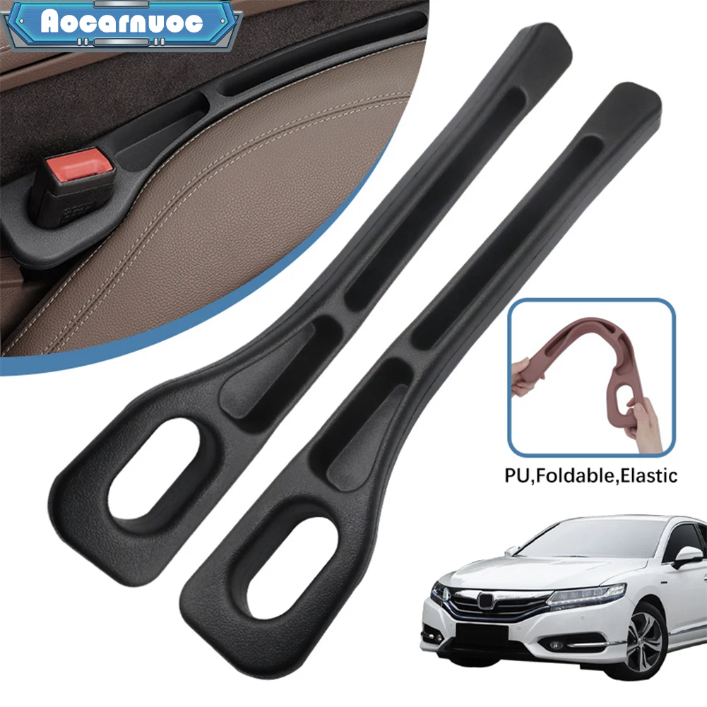 

2pcs/set Car Seat Seam Leak-proof Filling Strips Between Gear Panel Two Side Gap Filler For Honda Spirior 2009-2017 Accessories