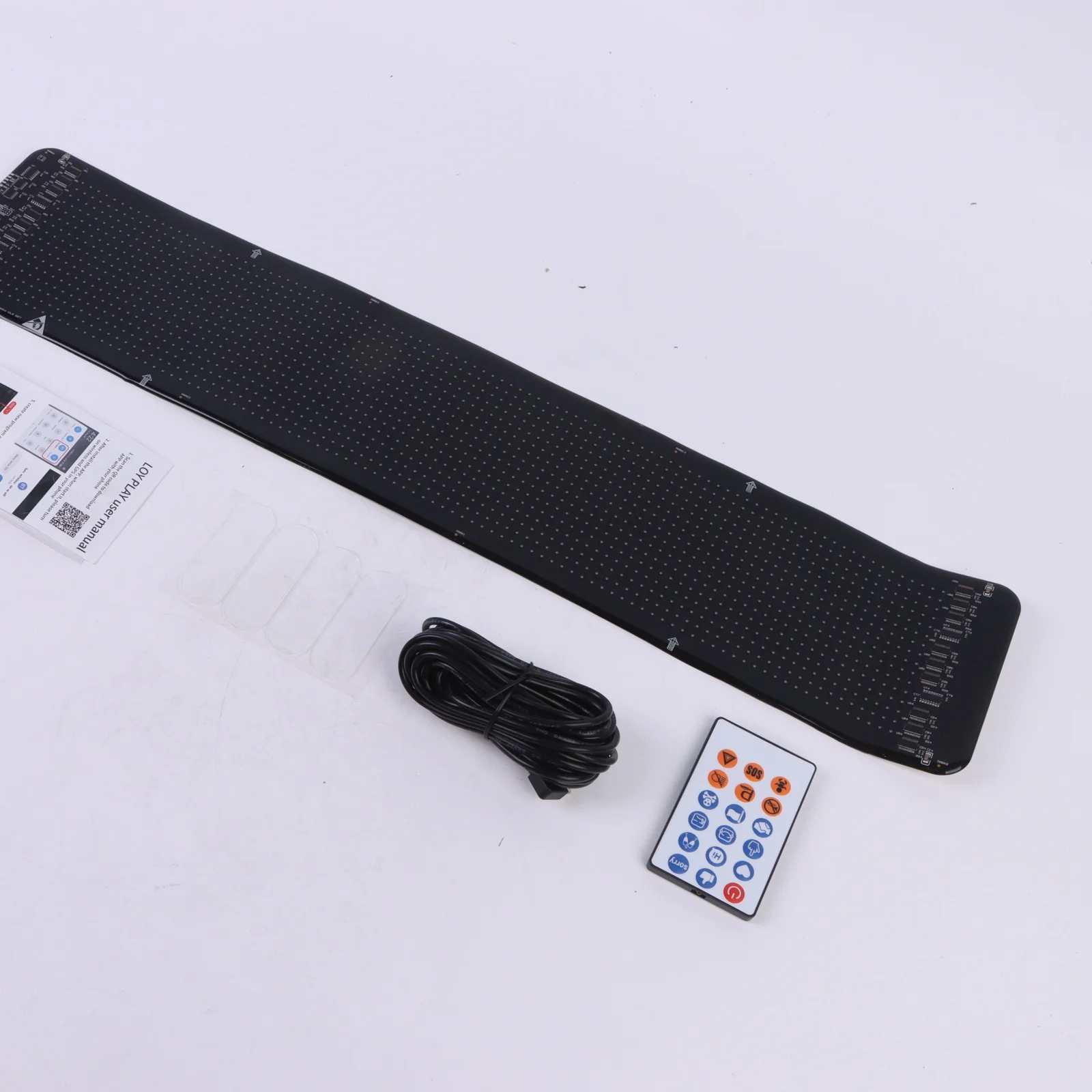 DPGKITS 1個 LED車載ディスプレイ画面 トラックライトボード フレキシブルカーDIYピクセルスクリーン 16 * 96ピクセル 車アクセサリー卸売