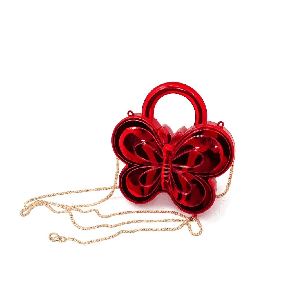 

Роскошная блестящая сумка через плечо в форме бабочки, мини-сумка из акрила, универсальная забавная вечерняя сумочка-клатч, городской шик