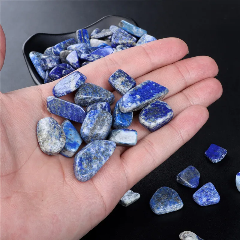 Irregular Gravel High Quality Lapis Lazuli Healing Small Size Stone Suitable For Home Decoration Landscape Decor Aquarium Decor