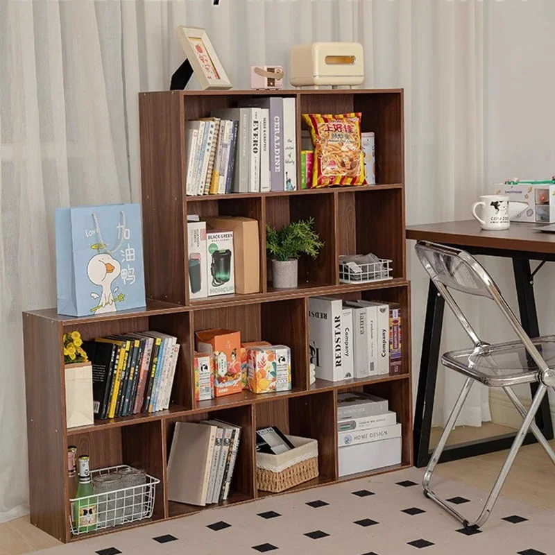 w*-Minimalist Normal Bookcases Standing European Accessories Wooden Designs Book Shelf Floor Vintage Unique Furniture/.