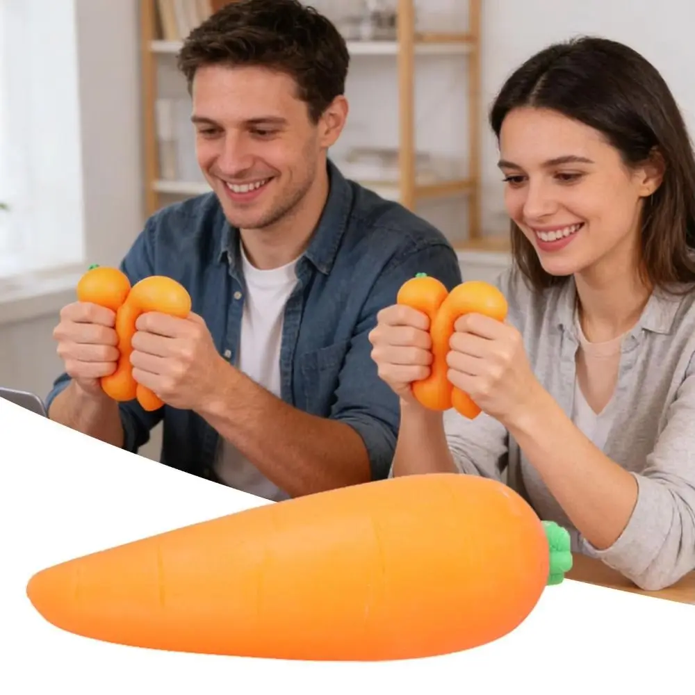 Release Hand Big Radish Squeeze Relax Gift Stretch Simulated Big Pumpkin Vent Elastic Sensory Slow Rebound Anxiety Relief