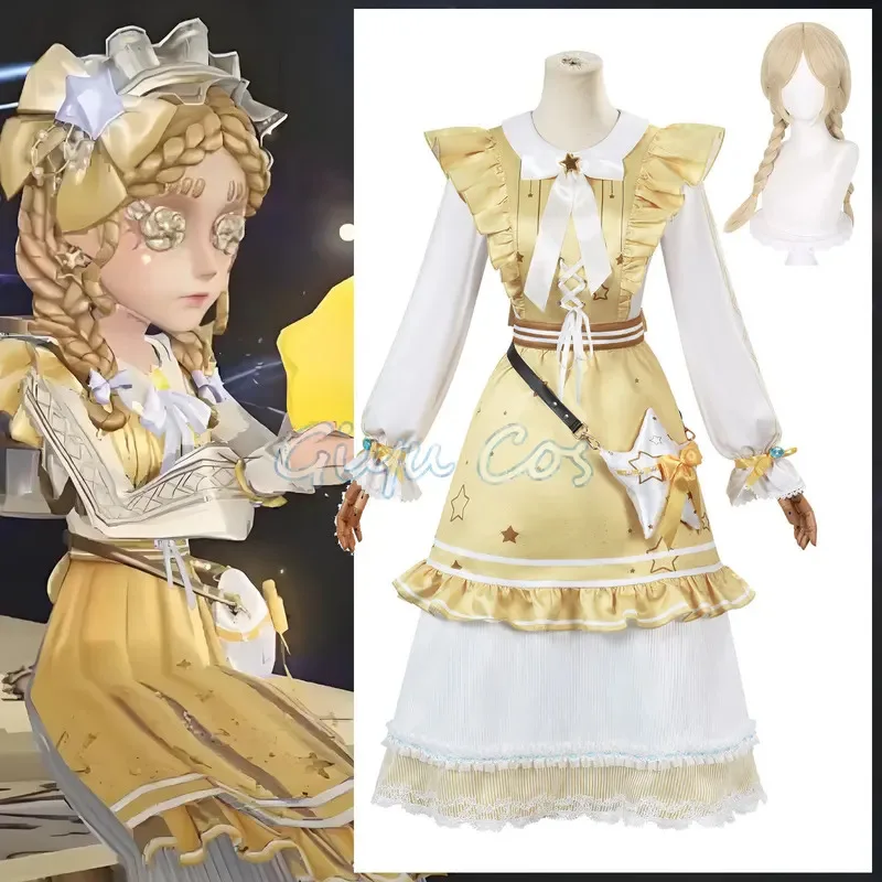 

Identity 5 Toy Merchant Anne Lester Cosplay Costume Adult Carnival Wig Anime Halloween Costumes Masquerade Uniform