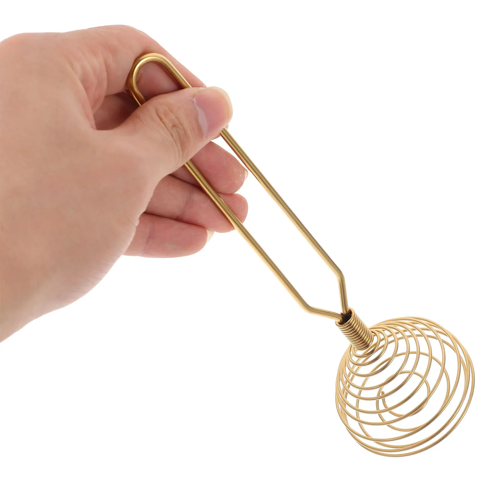 

2pcs Stainless Steel Spring Coil Whisk Manual Egg Mixer For Kitchen Cooking Handheld Sauce Stirrer Whisking Tool Kitchen