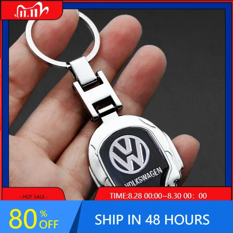 

VW GTI GOLF 2026 Hot For VW VOLKSWAGEN Metal Car Keychain Keyring Accessories for Volkswagen Golf Passat Jetta Touareg Tiguan Po