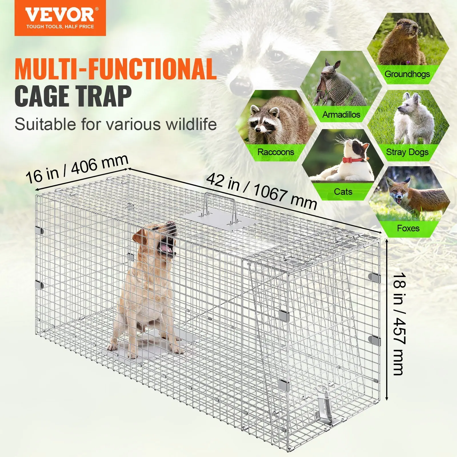 Live Animal Cage Trap, 42