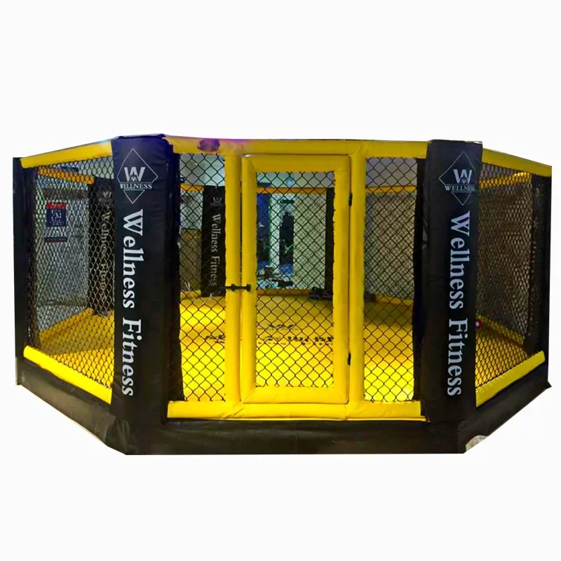 Cheap international standard high quality Training Competition Boxing Ring MMA cage wrestling cage for export