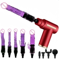 2026 Mini Massage Gun Automatic Silent Sex Machine Male Female Sex Toy Sex Masturbation Machine Dildo vibrator Adult Gift