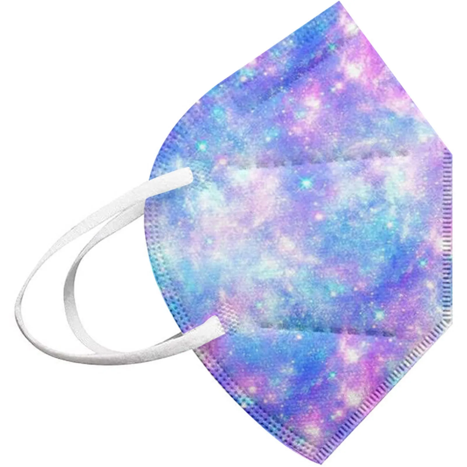 Galax Print Face Mask Kids Disposable Mask Children Starry Sky Pattern Breathable Protective Face Covering 3d Fold School T1