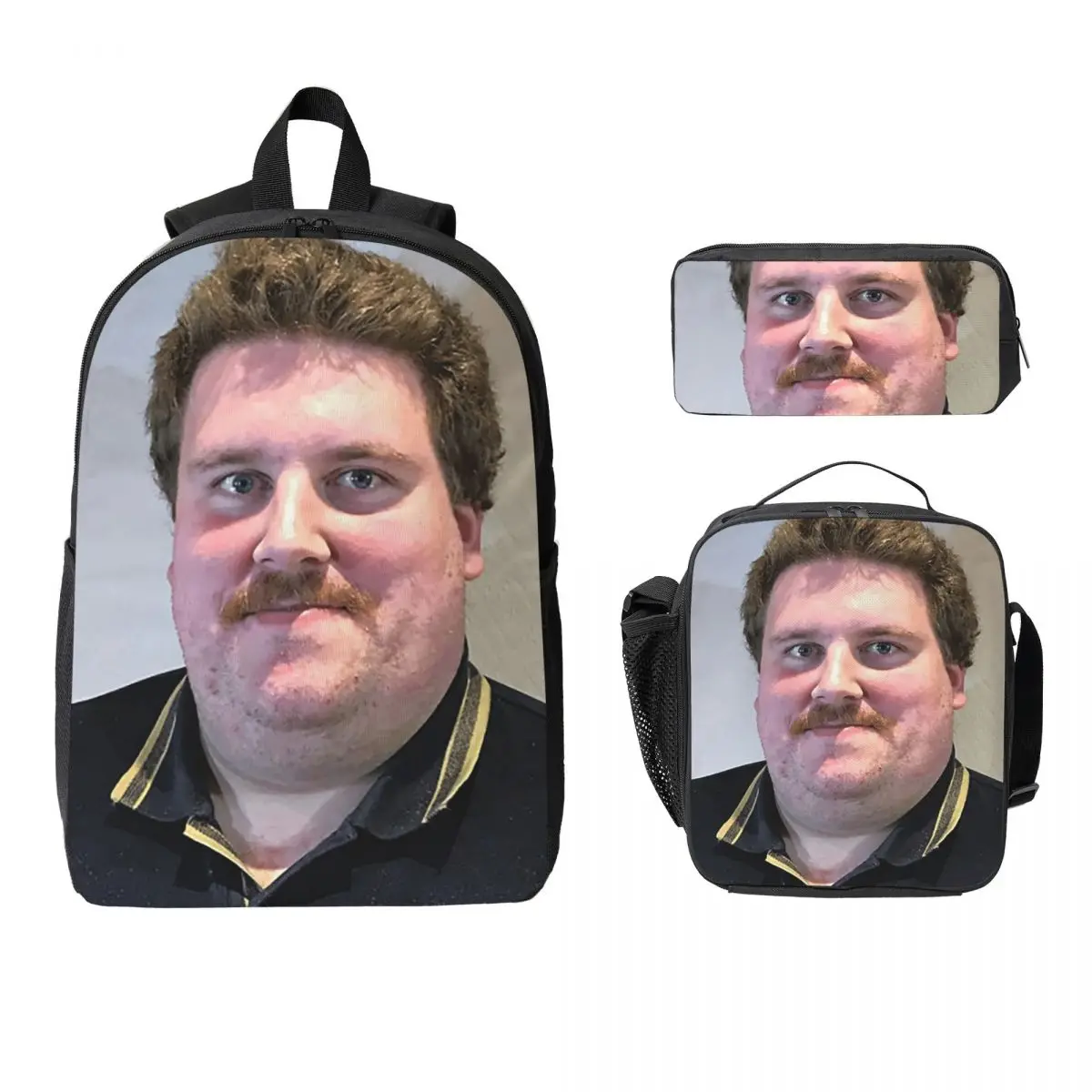 

Dragon Lord Rainer Winkler Holy Lord Cla Backpack BookBag School Bag Laptop Shoulder Bags 3ps Insulated Lunch Bag Pencil Case