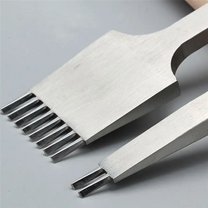 2026 New High Quality Leather Chisel French Style Pricking Iron Die-Steel Leather Punching Tool Polish-3.85Mm