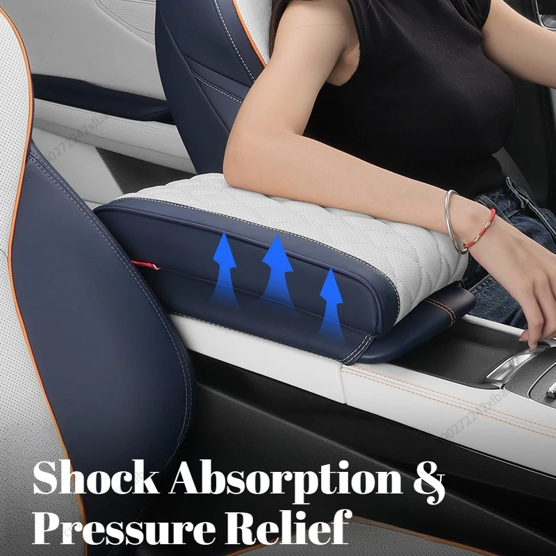 Compatible with FOR BYD Song Plus DM-i 2023-2026, Armrest Box Pad, Memory Foam Heightening Armrest Box Cover, Car Accessories