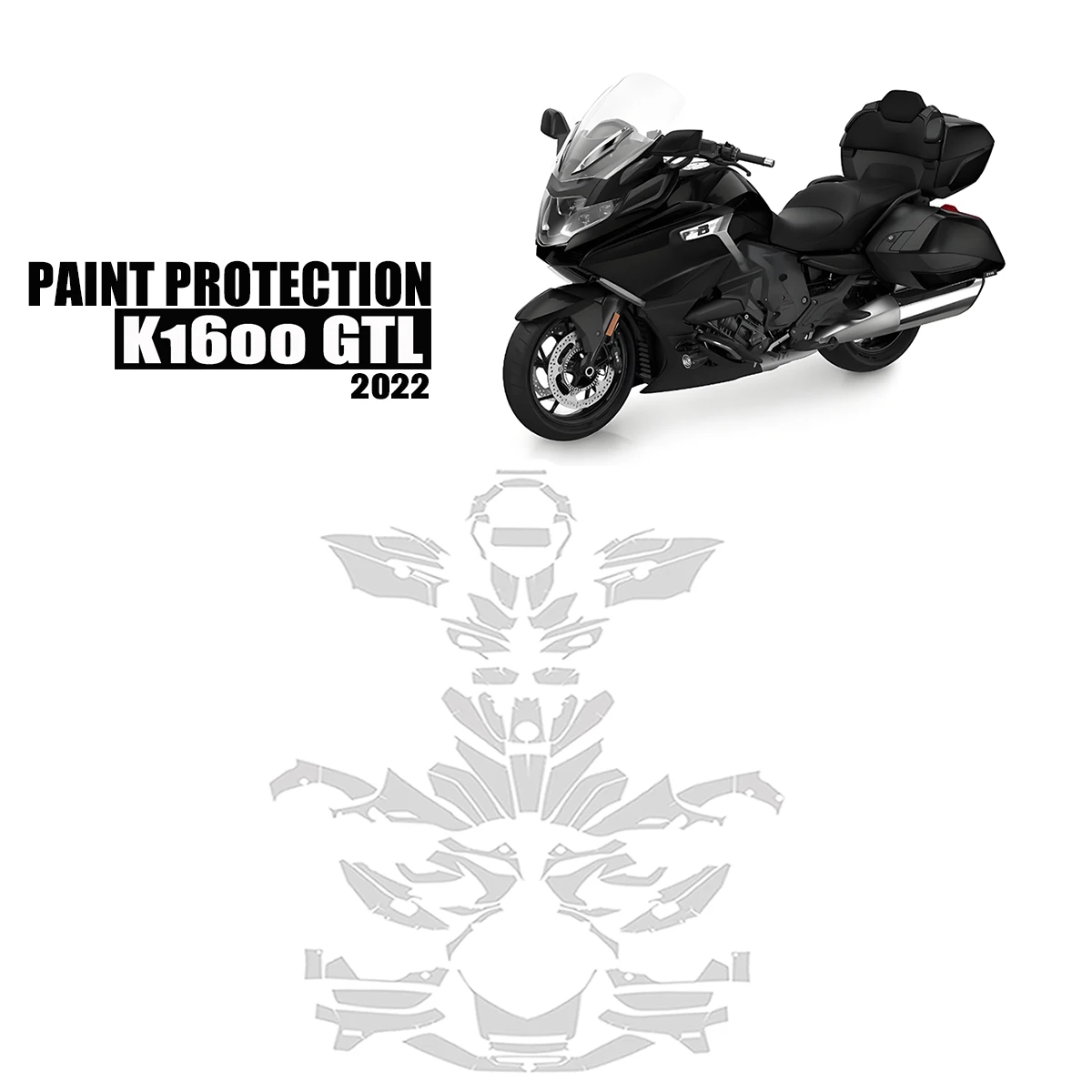 Motorcycle Invisible Car Clothes TPU Anti-scratch Protection Film For BMW K1600 GTL PPF  Transparent Protection Membrane 2022