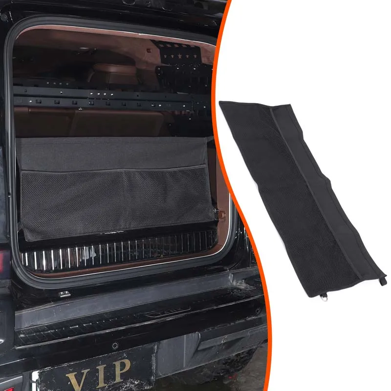 Rear Cargo Vertical Storage Net Trunk Wall Mount Mesh Storage Bag Organizer Car Storage Supplies For GWM Tank 700 P03 2024-2026