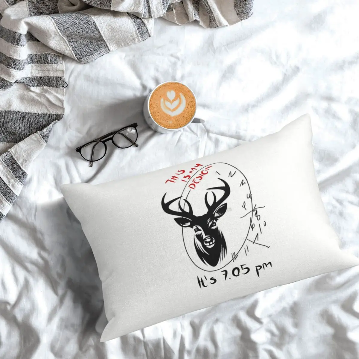 Hannibal Mads Mikkelsen Rectangle Pillowcase Cushion Cover Decorative Bedroom Bed Home Comfort Throw Pillow