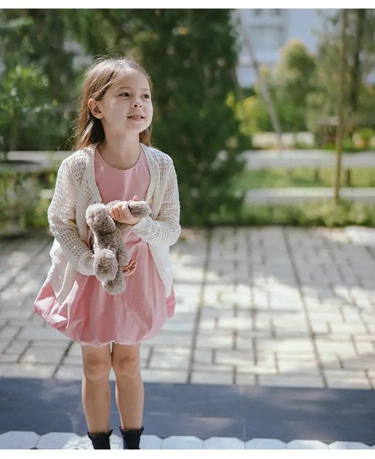 Girls' Dress Summer New Style Children's Flower Bud Sleeveless Dress Baby Korean Edition Western Style Dress