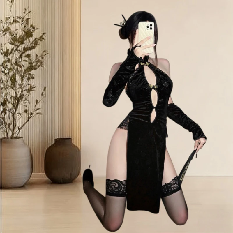 Ultimatives sexy Nachthemd für Damen, flirten, heißes Dessous-Set, Rollenspiel und Versuchung, Einheitsgröße, Geburtstagsgeschenk