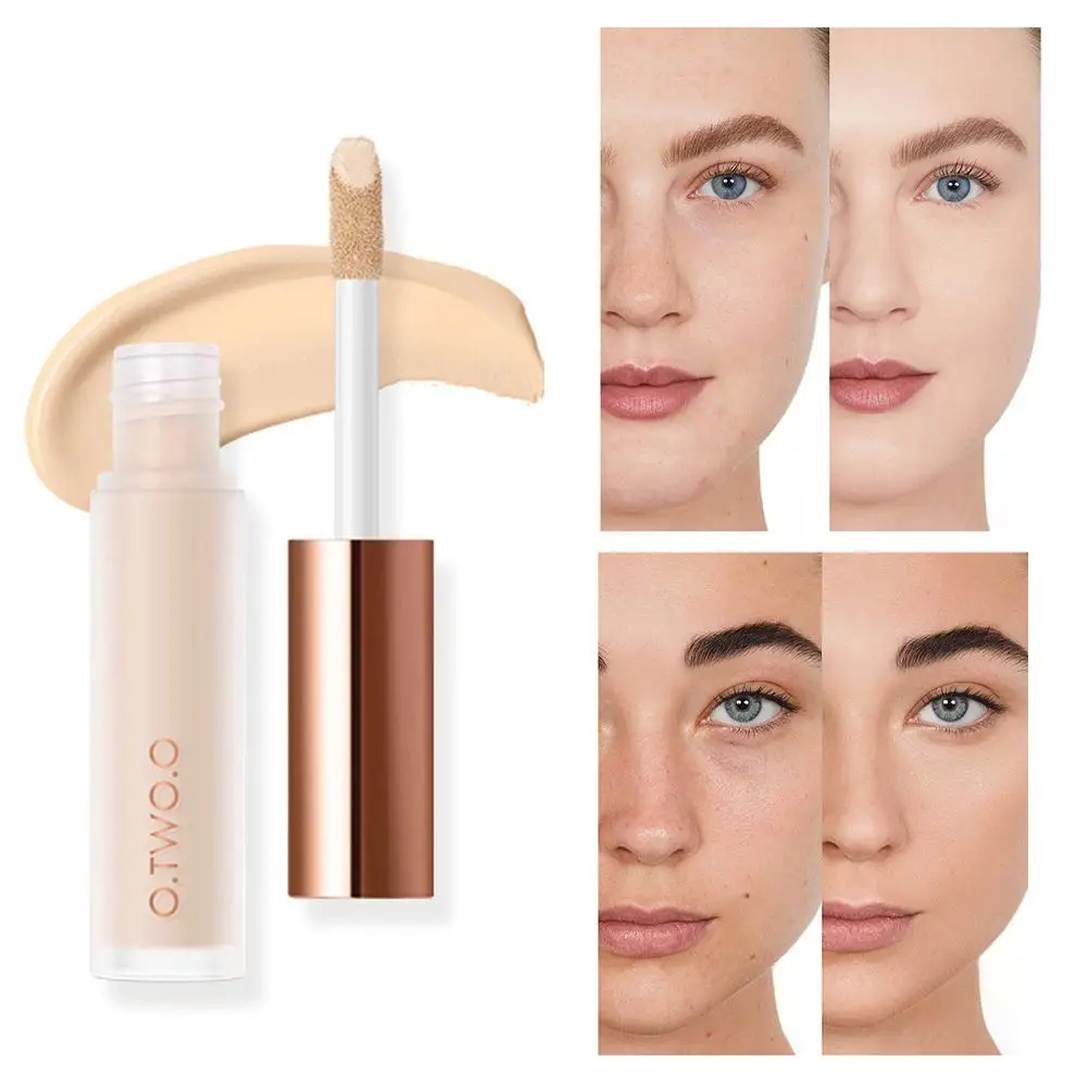1pcs Waterproof Liquid Concealer Foundation Cream Matte High Moisturizing Coverage Control Concealer Oil Face Professional N4K4