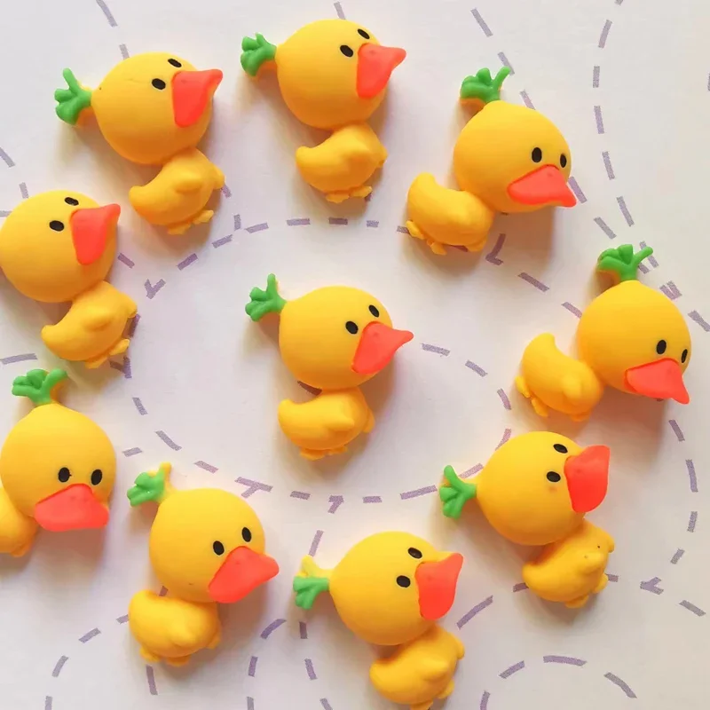 10 pcs flat back ducks/miniatures fox squirrel/cute animal/fairy garden gnome/Cabochons/DIY supplies/crafts accessories
