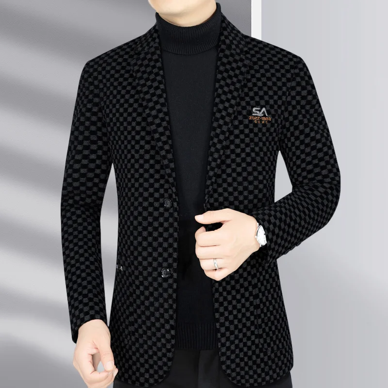 سترة رجال الأعمال شهم الزفاف المألوف متقلب أفضل رجل، التخسيس وعارضة السترة في منتصف العمر وكبار السن #1