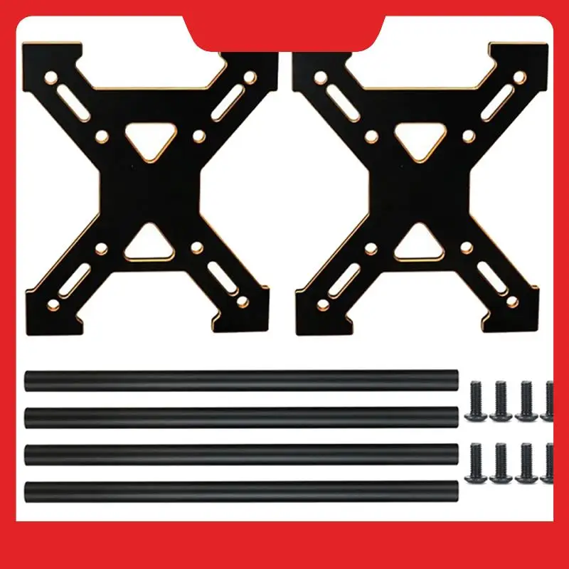 Metal RC Cars Tires Storage Rack Wheels Shelf For 1/24 1/18 Axial SCX24 TRX4M Fcx24 Scale Remote Control Gold Accessories
