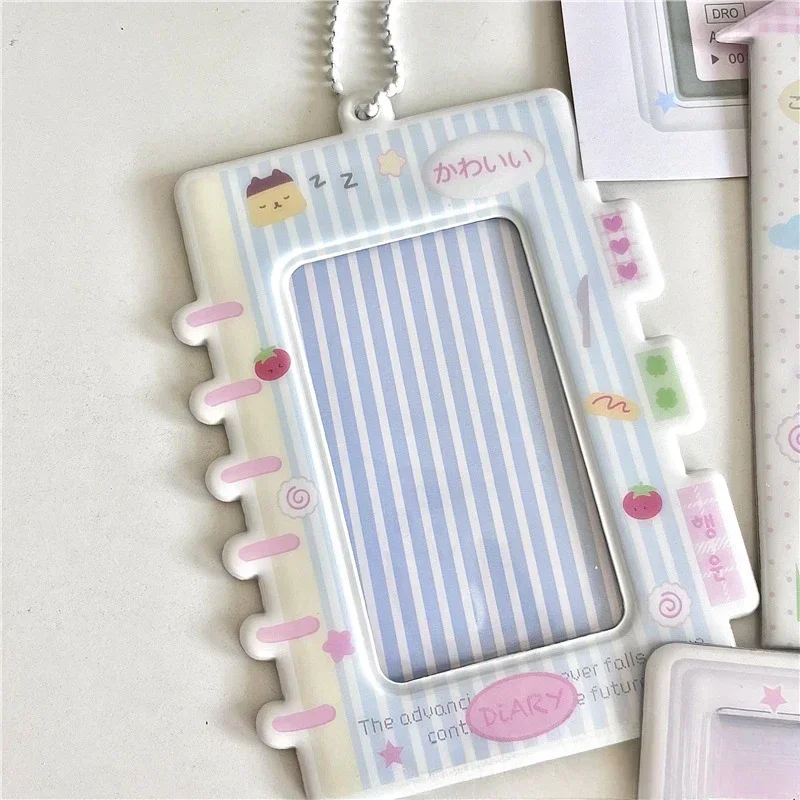 الكورية Ins لطيف هاتف مزود بكاميرا تصميم المعبود حامل بطاقة فتاة Photocard حامل الأكمام واقية جمع المعلقات هدية