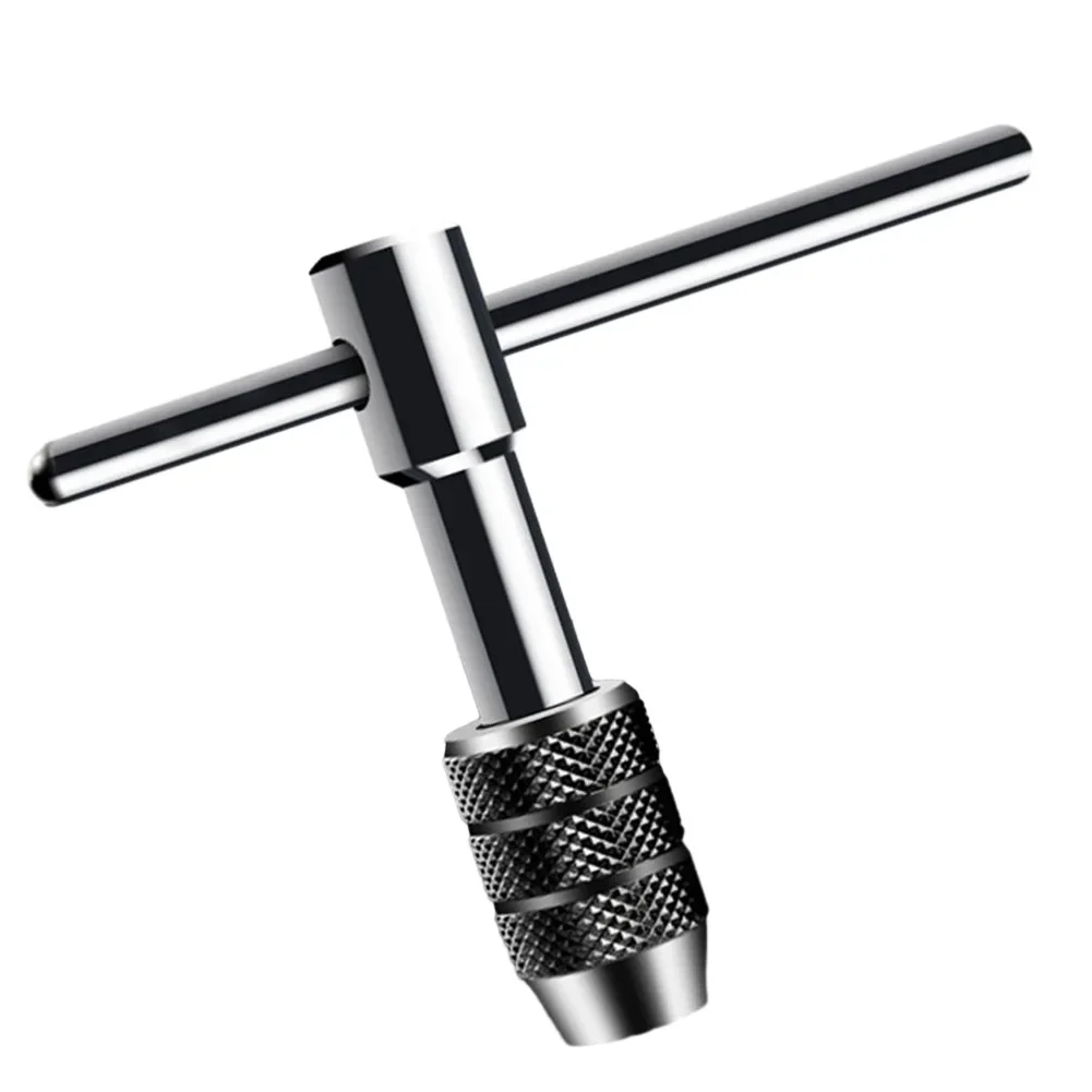 Adjustable T-Type Tap Wrench Hand Thread Tap Holder M3-M6 M5-M12 T-handle Ratcheting Tap Wrenches Hand Tools Accessories