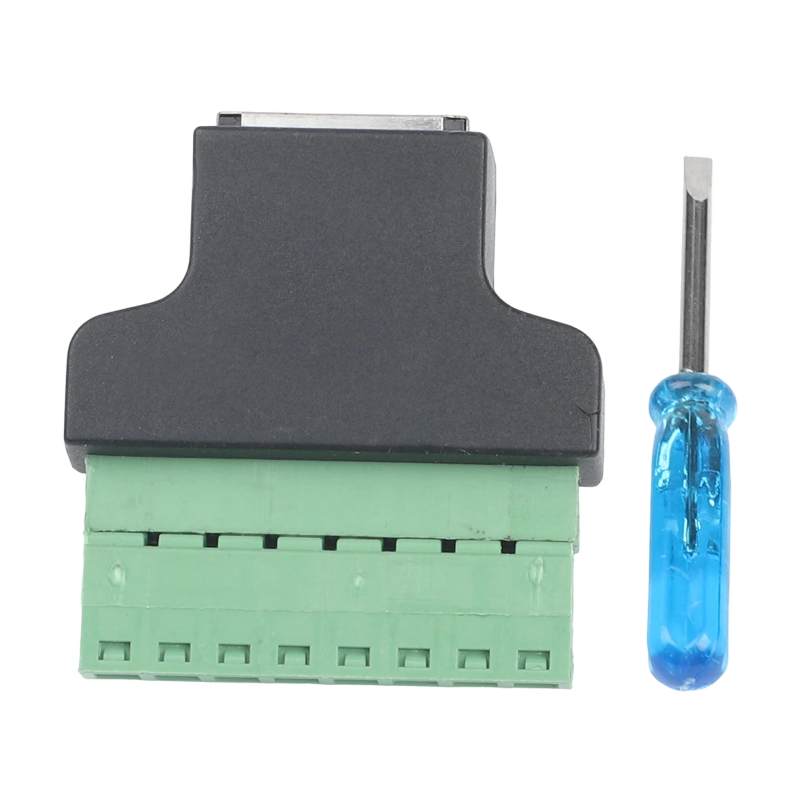 8 Pin Screw Terminal Adapter Connection 35*37*17mm 8 Pin Connector Metal Shielding Design Troubleshooting Tool