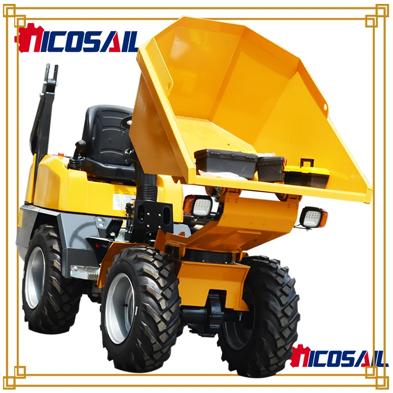 

Customized mini dump truck four-wheel underground mini diesel dump truck convenient and fast