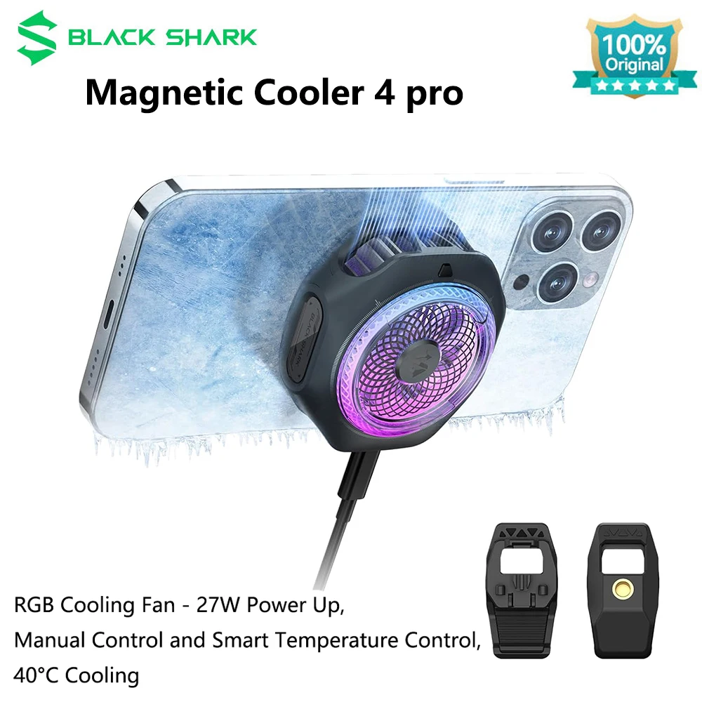 BlackShark FunCooler 4 Pro Magnetic Phone Cooler for Android iOS