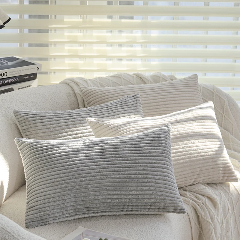 30x50 Cushion Cover Ultra Soft Corduroy Teddy Plush Pillowcase Living Room Funda Cojin Bedroom Throw Pillow Cover Hogar