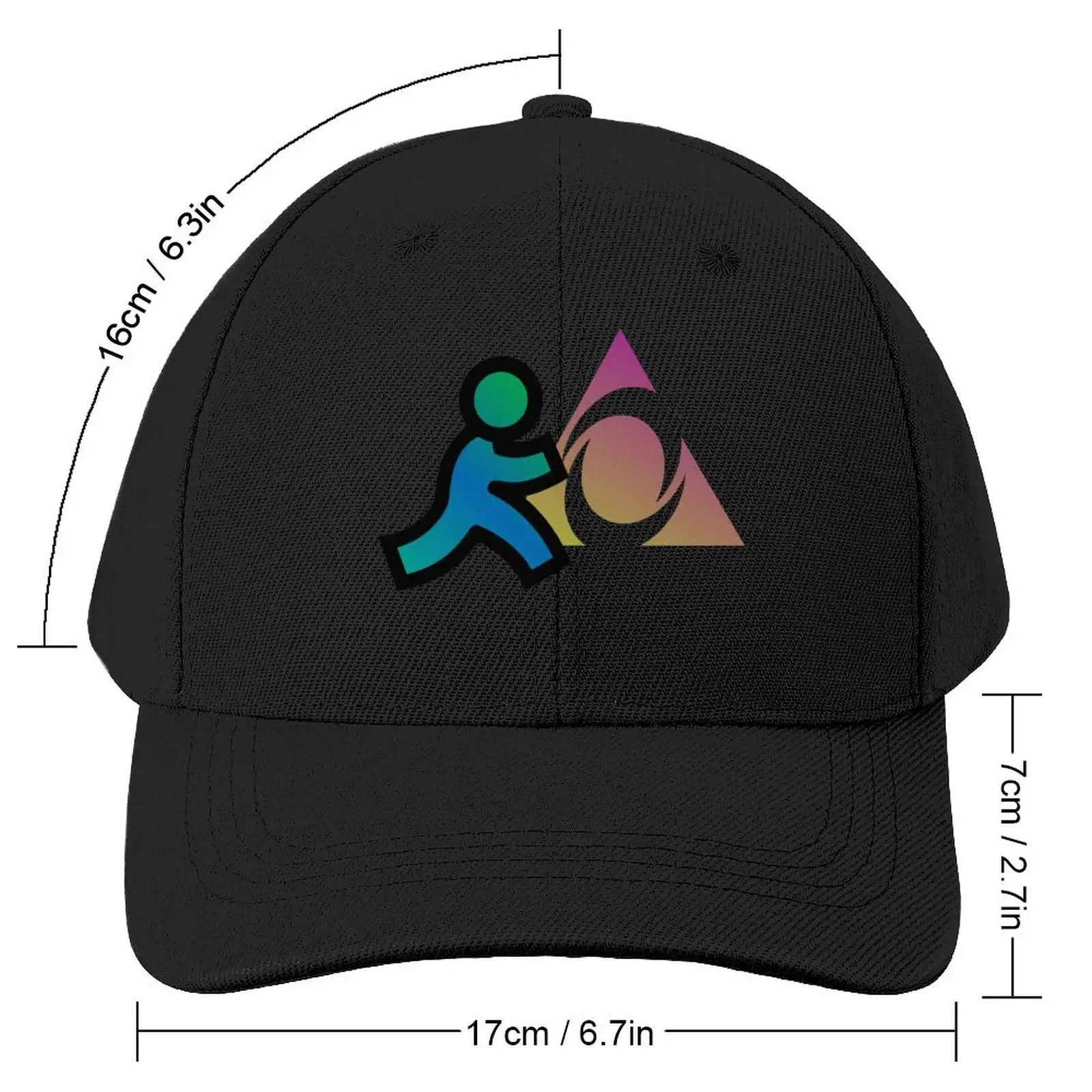 AIM vapor Baseball Cap Big Size Hat Golf Hat Women's Hats Men's