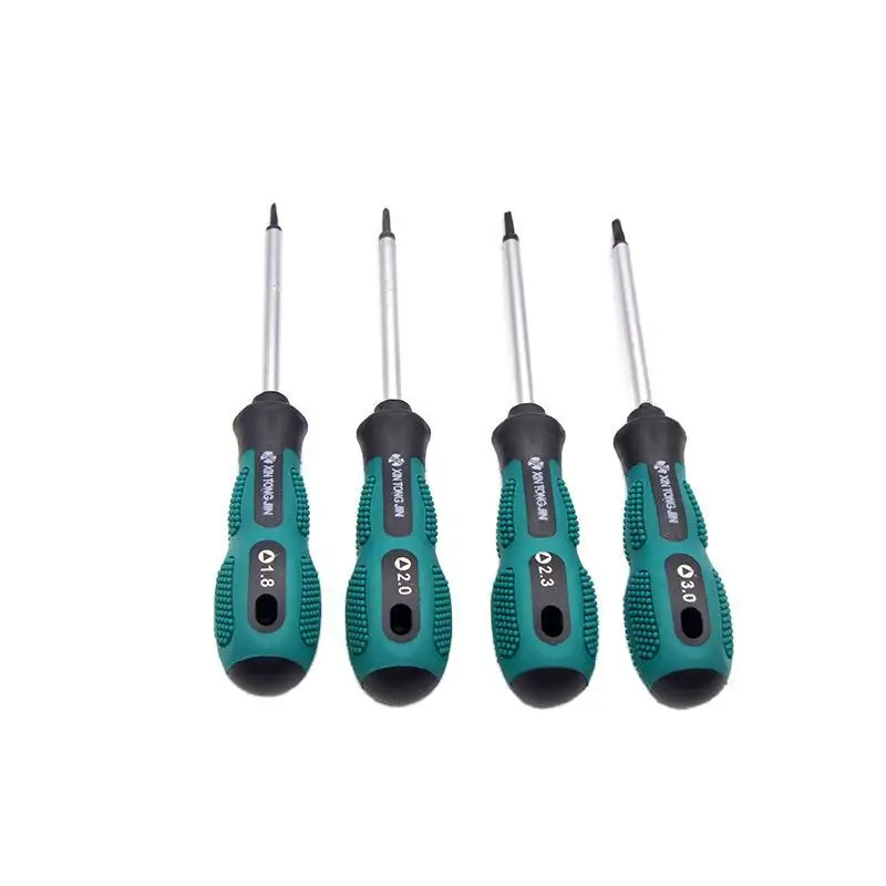Triangle Screwdriver 1.8mm 2.0mm 2.3mm 3.0mmCR-V Magnetic Anti-Skid Screwdriver Home Appliances Funiture Repaire Tools Screw