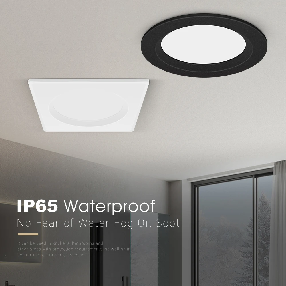 Ip65 Waterdicht Led Spot Licht 5 W 7W 9W 12W 15W Ronde/Vierkante Plafond Inbouw Led Downlight Voor Indoor Badkamer Verlichting