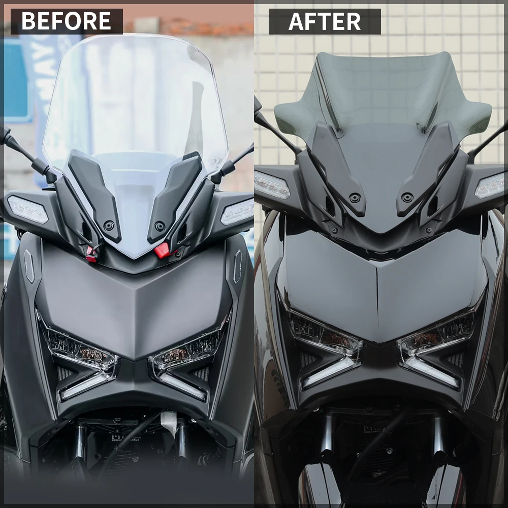 ヤマハ XMAX X MAX X-MAX 125 250 300 400 XMAX300 XMAX250 2023-2025用 ウインドスクリーン ウインドシールド ウインドデフレクター プロテクター バイザー