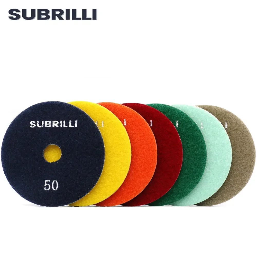 4inch Wet Diamond Polishing Pad Disc Good for Concrete Marble Granite Diamond Tool Stone Abrasive Tool Grinding  polishing Wheel