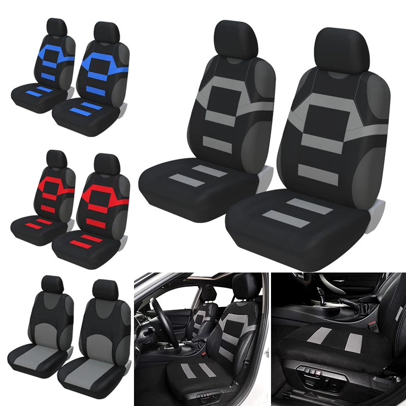 T Shirt Design 2PCS Front Car Seat Covers Universal Auto Seat Pretector,for Most Sedans,Vans,SUVs For Kia Rio3 For jeep wrangler