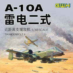 Great Wall hobby Assembled Aircraft Model Kit L4825 A-10A Thunderbolt II Closed Air Support Attack Aircraft 1/48